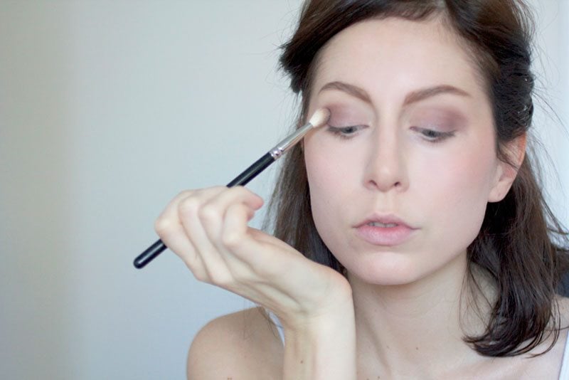 holiday makeup tutorial glitter lips