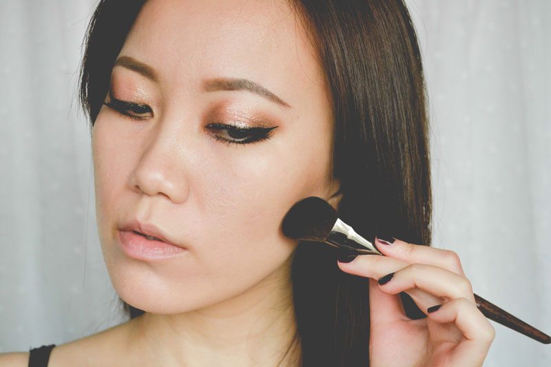 holiday makeup tutorial lashes