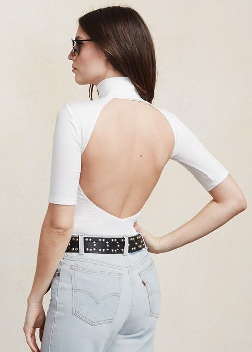 Reformation Obvious Collection Pia Bodysuit