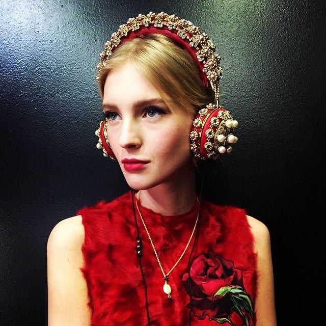 milan fashion week beauty dolce gabbana