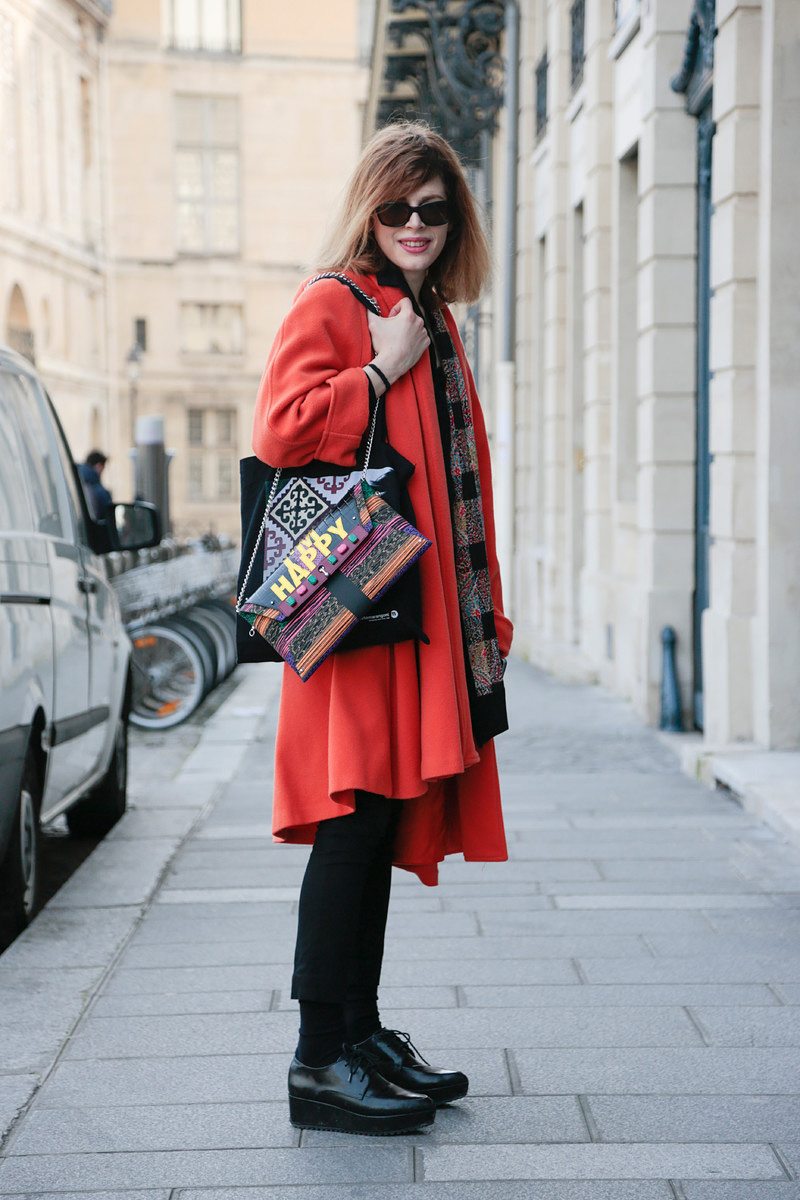 street style paris fashion week fall 2015 colour