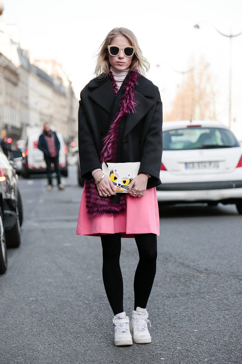 street style paris fashion week fall 2015 colour