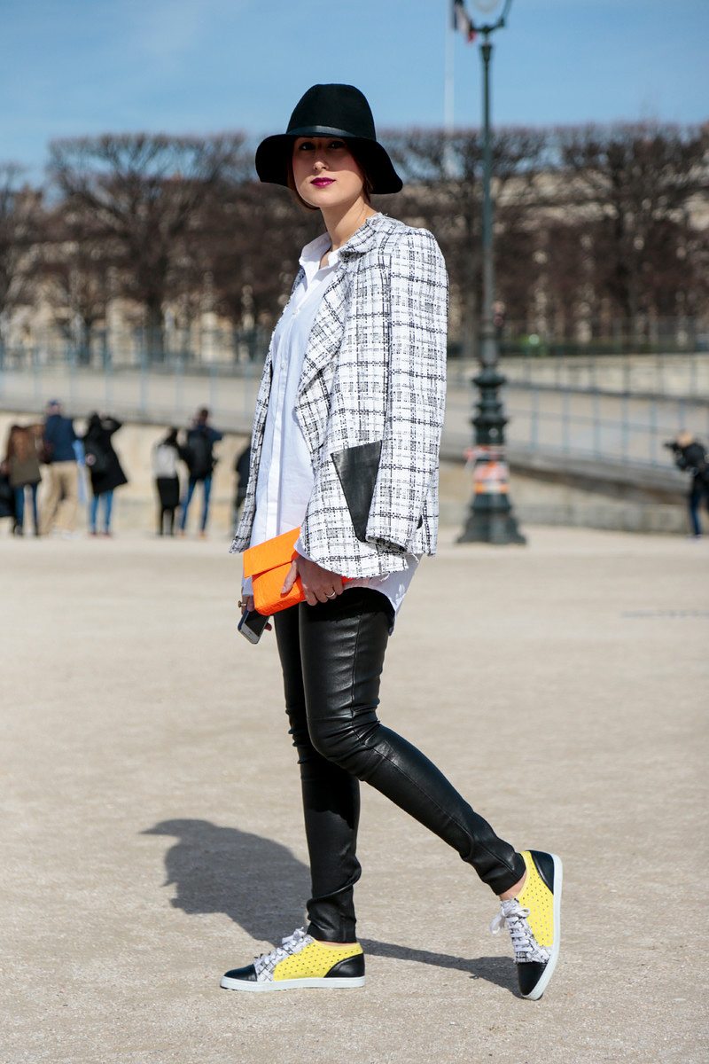 street style paris fashion week fall 2015 colour