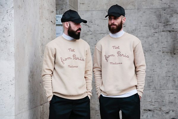 street style paris fashion week twosomes