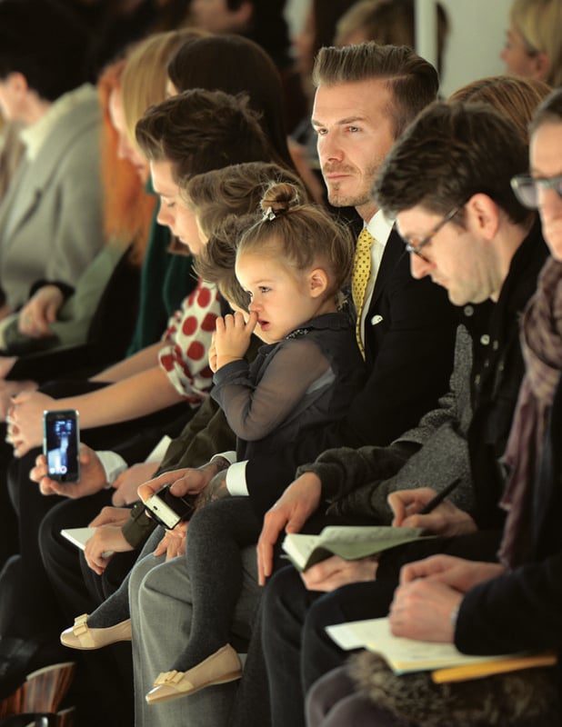 David and Harper Beckham