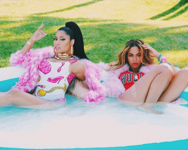 All the looks from the new Beyoncé and Nicki Minaj video - FASHION Magazine