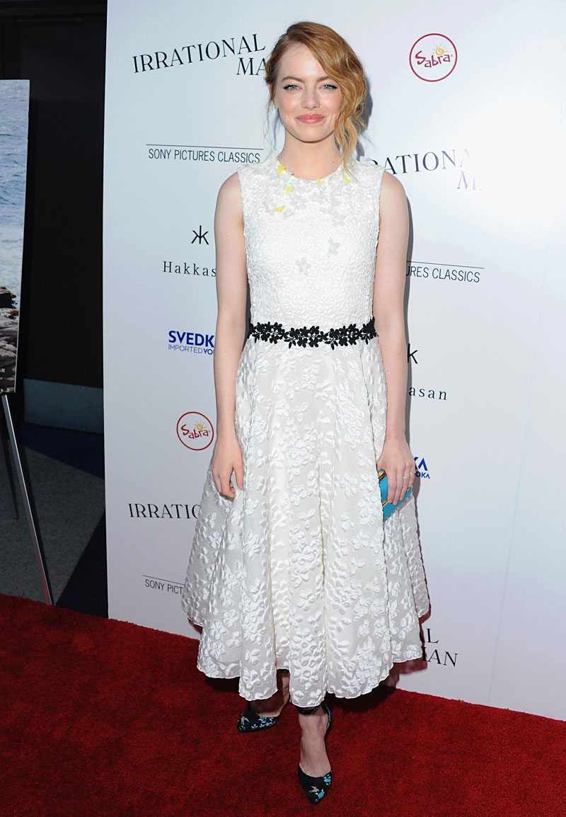 emma stone irrational man la premiere