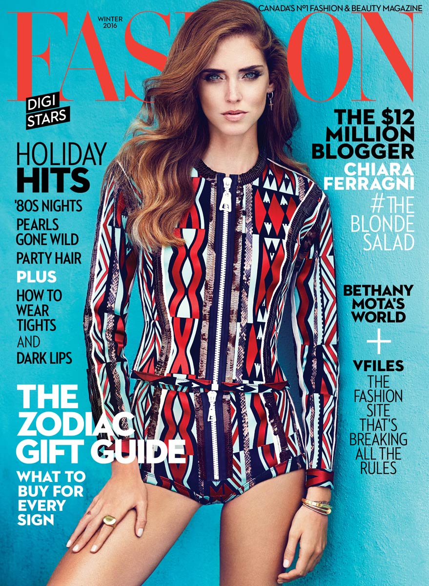 Fashion Magazine Winter 2016 Chiara Ferragni