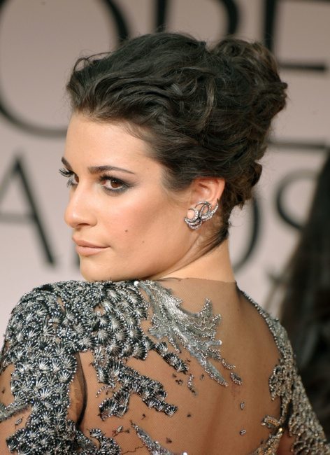 nose Lea michele