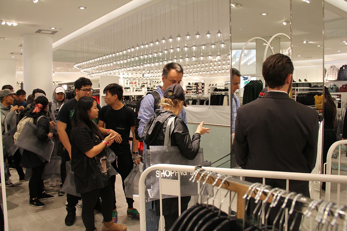 street style toronto balmain hm launch