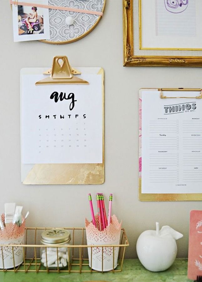 desk organization ideas