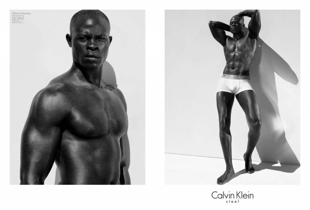 calvin klein campaign Djimou Hounsou