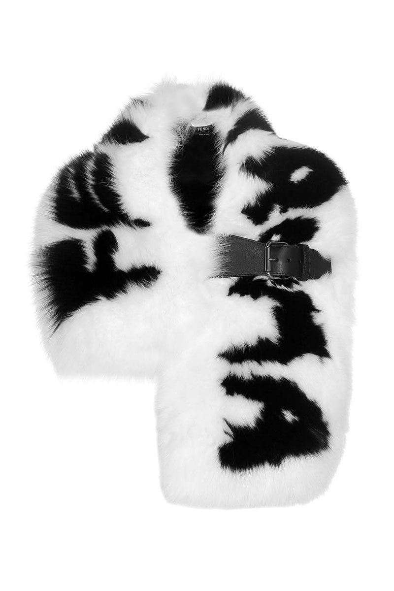 fur scarves fendi