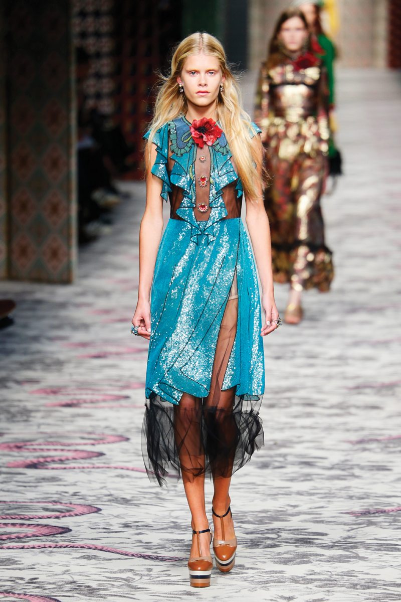 Spring Fashion 2016 Trend Ruffles gucci