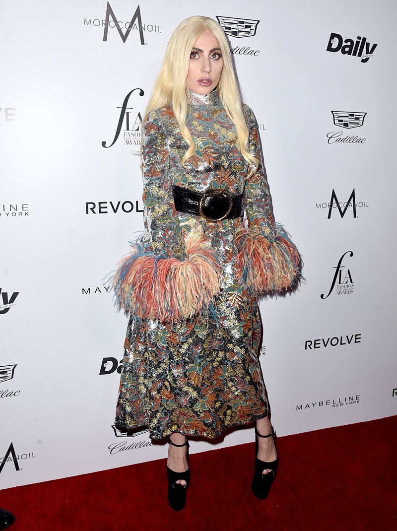 lady gaga daily front row fashion la awards 2016