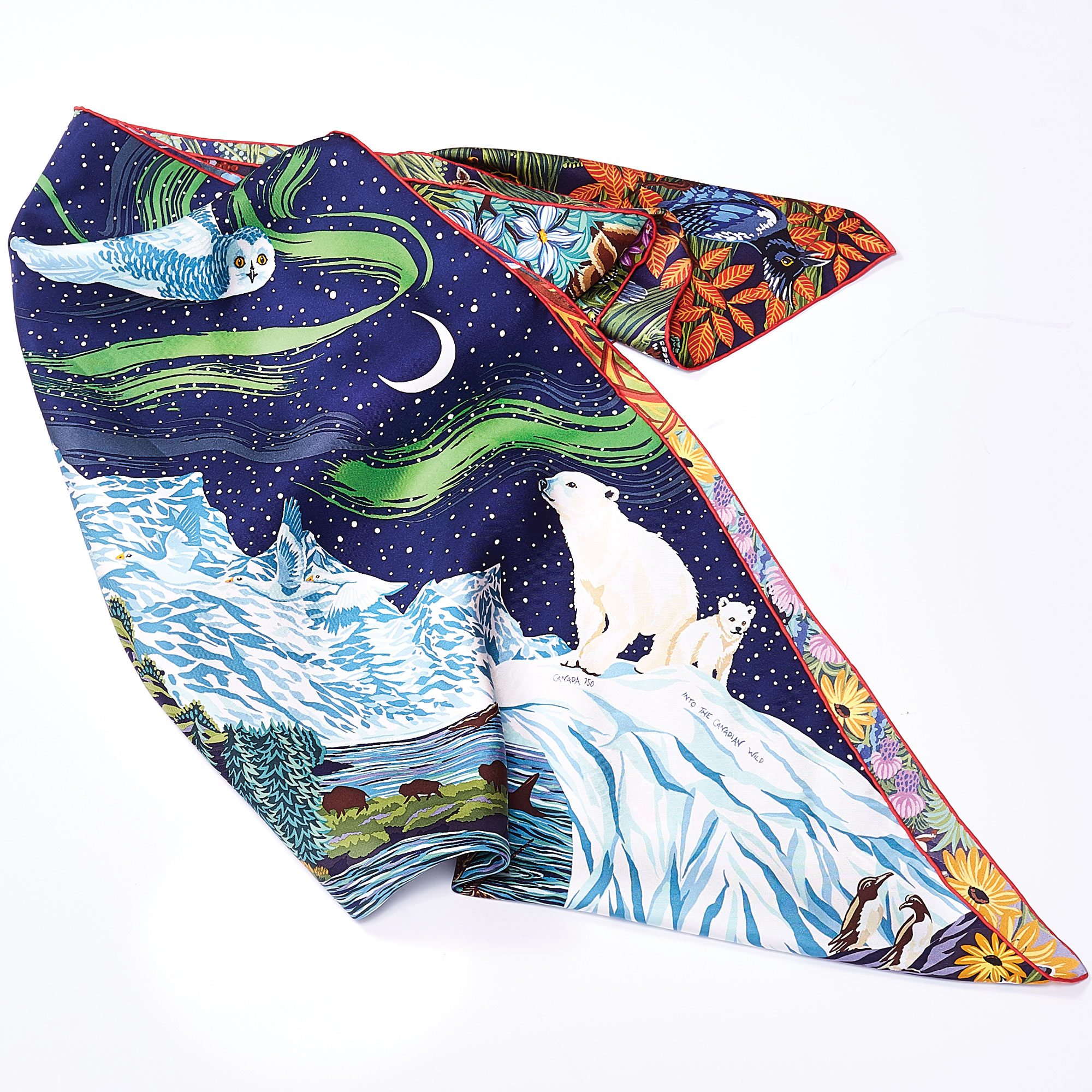 Hermès Unveils a Limited Edition Scarf in Honour of Canada's 150th