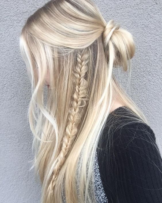 half up half down hairstyles