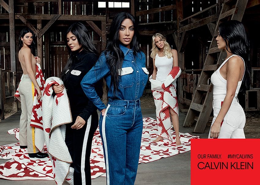Kardashian and Jenner Calvin Klein Ads