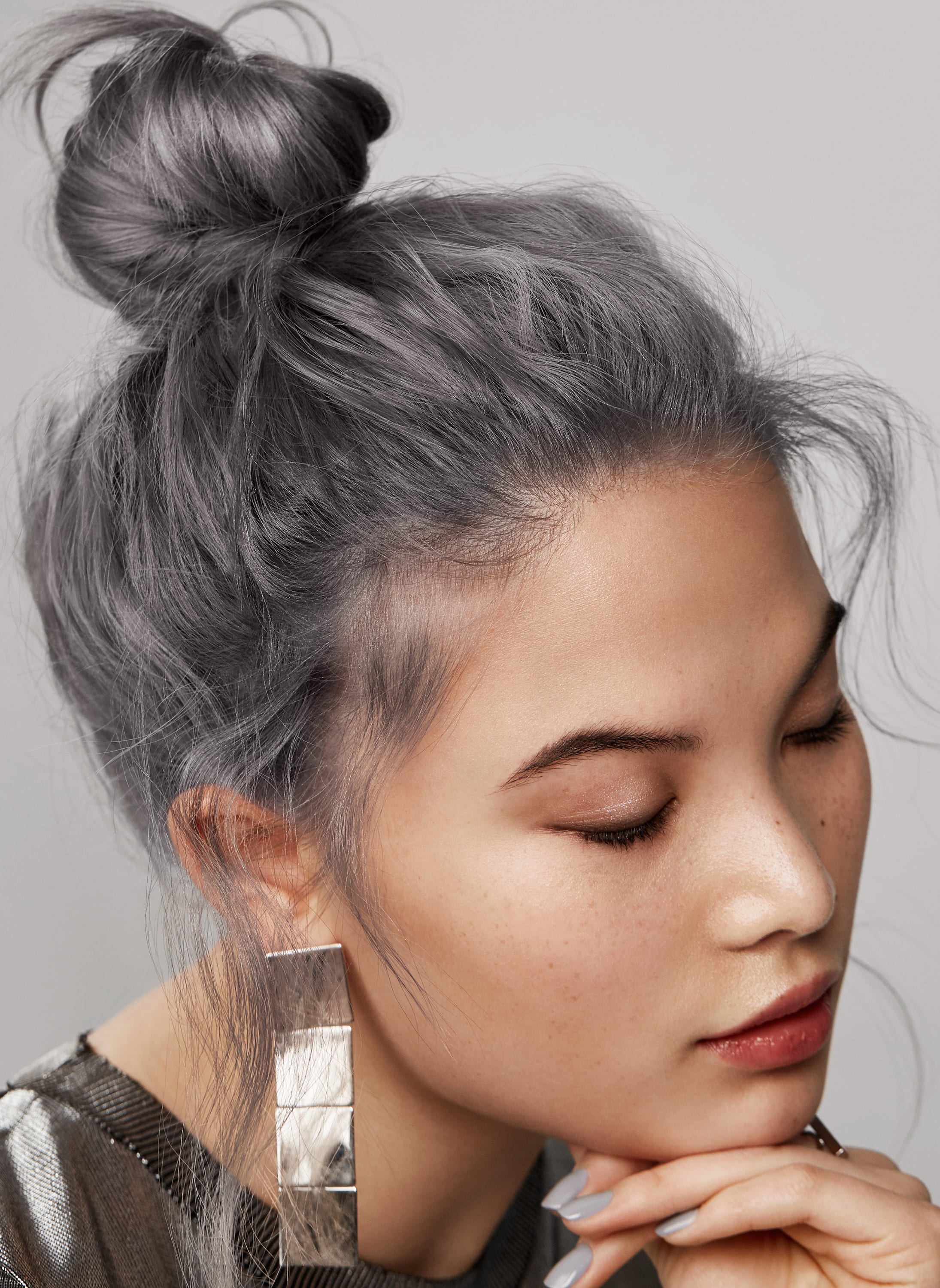 Get silver hair at home