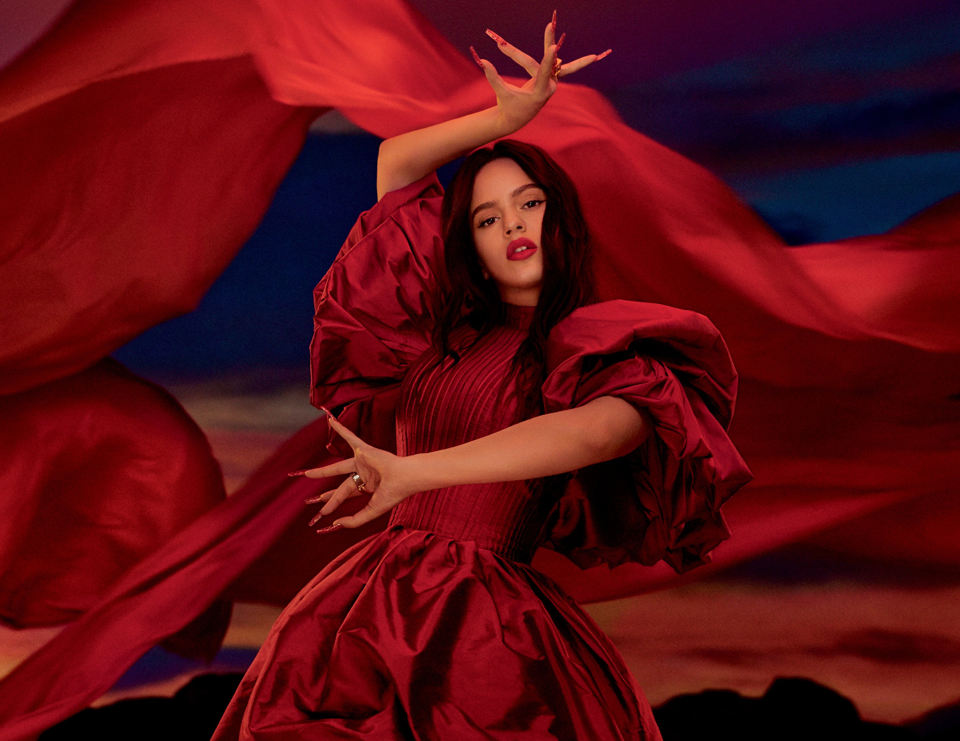 Rosalía Wears Mikhael Kale in First MAC Cosmetics Lipstick Campaign -  FASHION Magazine