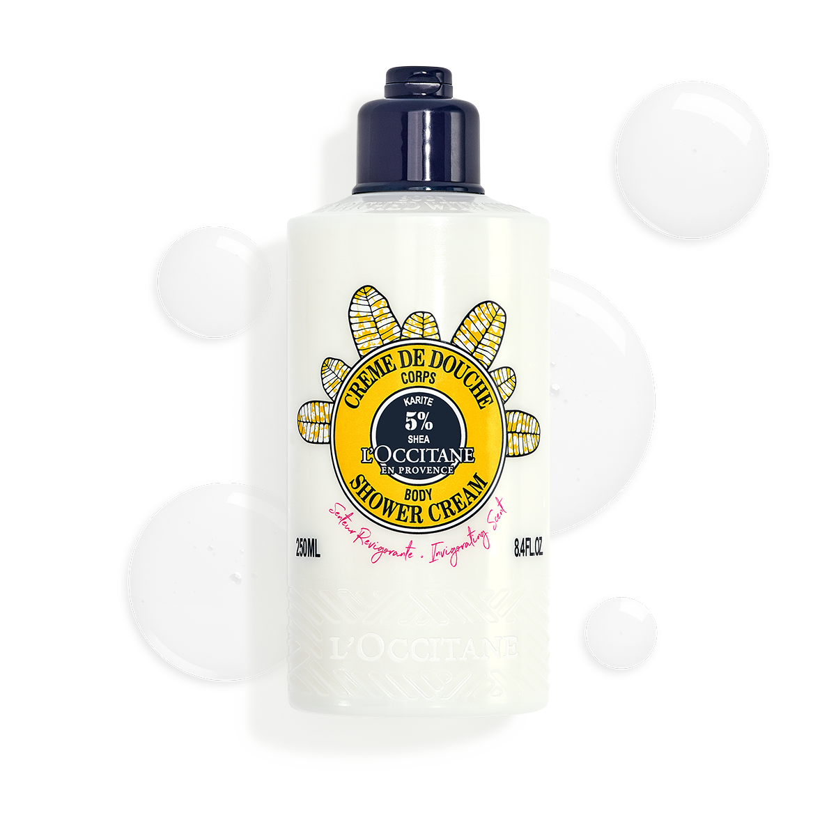 A citrus shower gel by L'Occitane