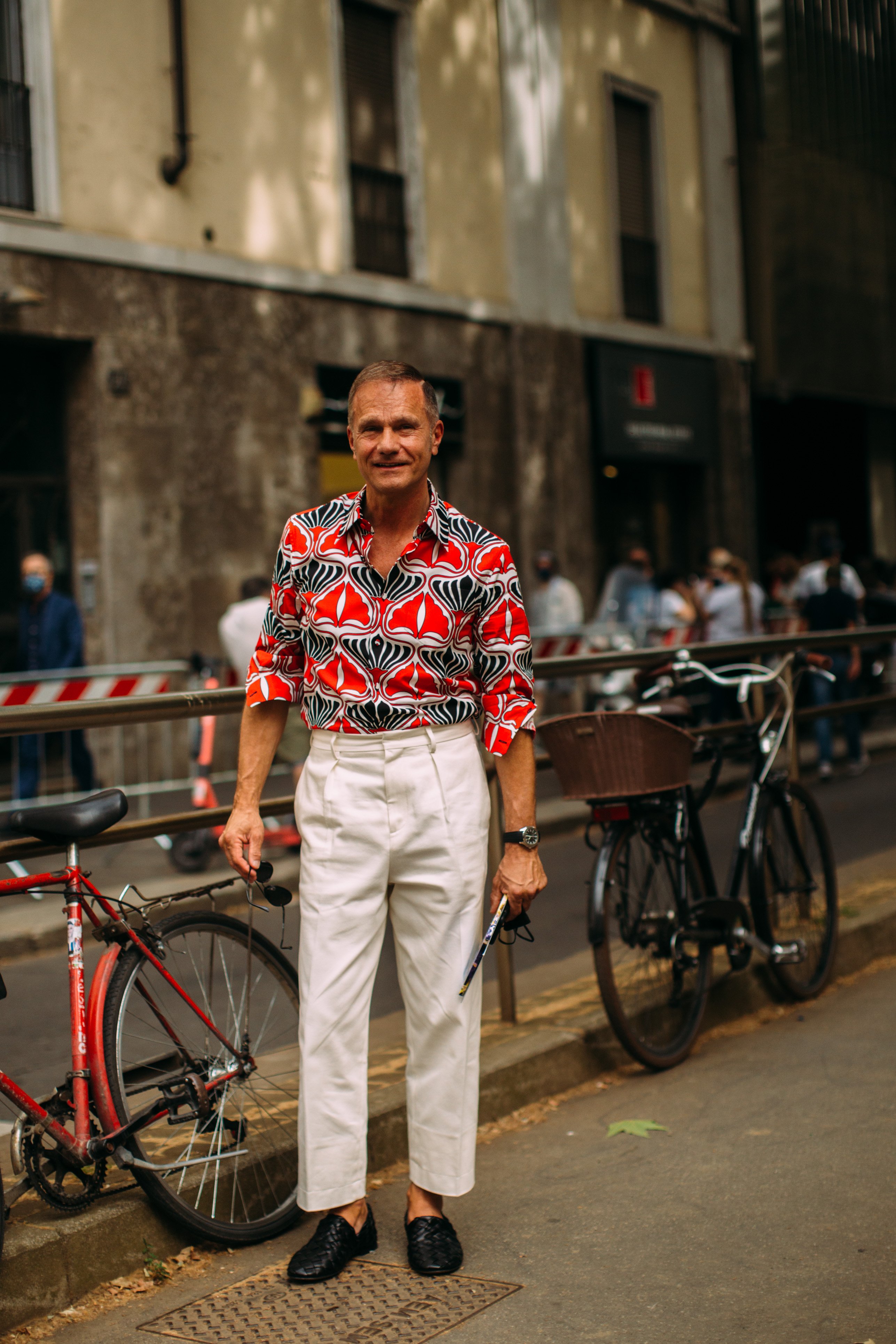 patterned shirts men's fashion milan