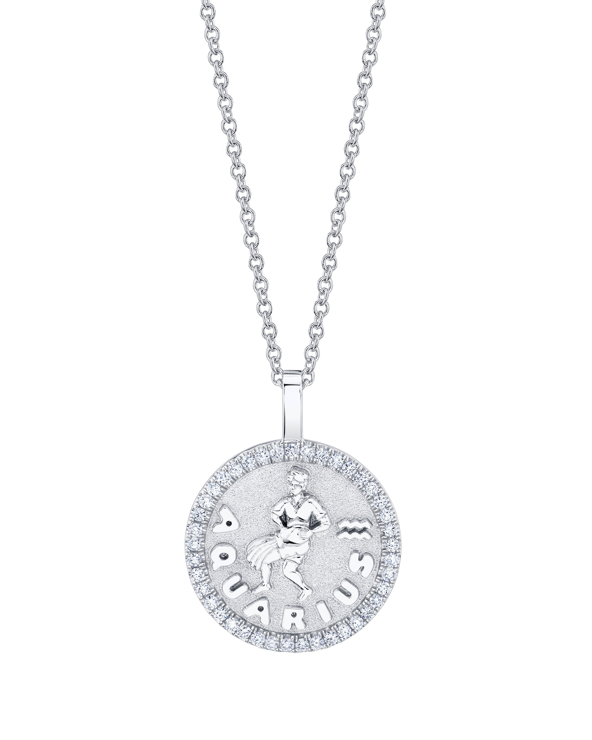 zodiac necklace aquarius