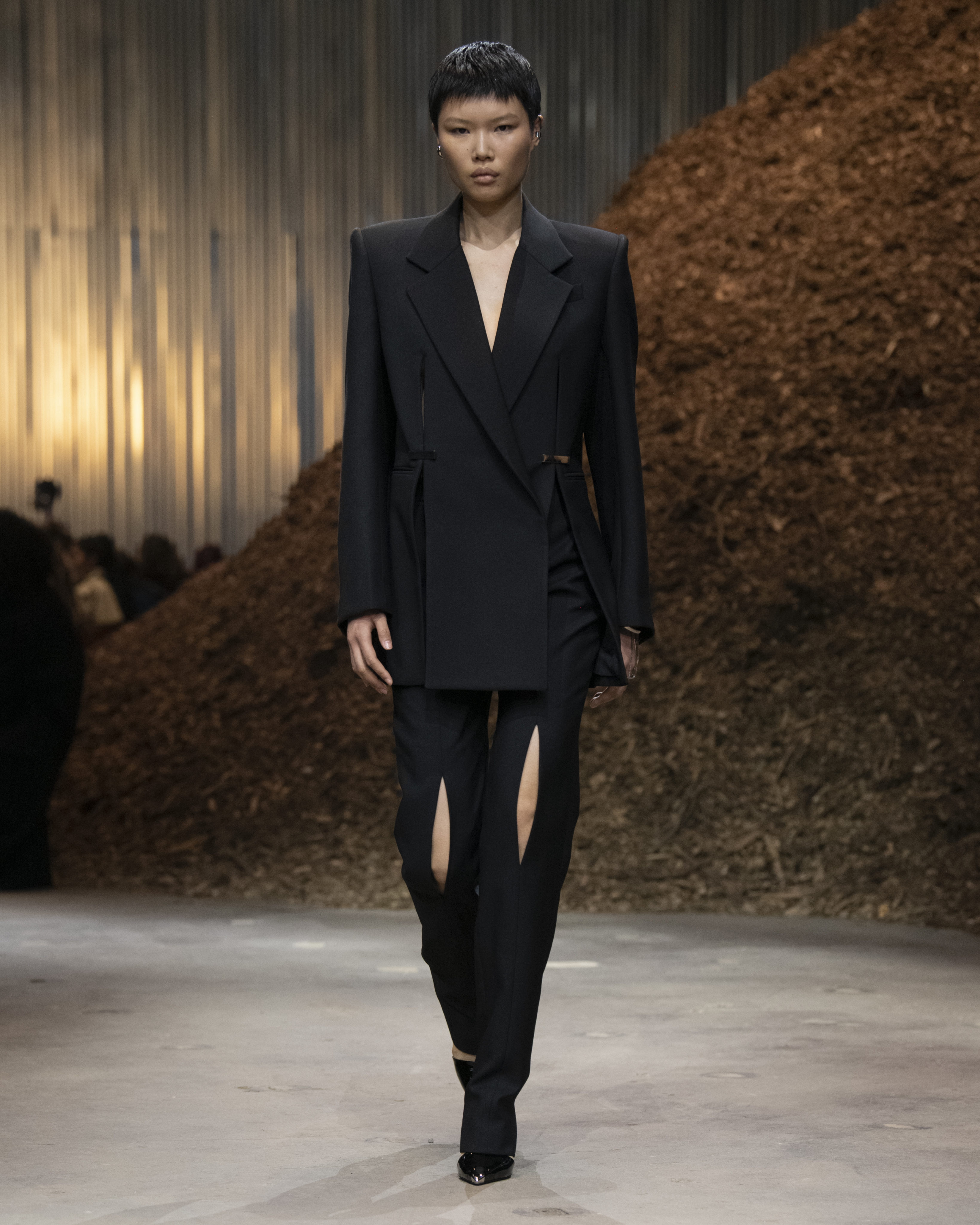 black suit