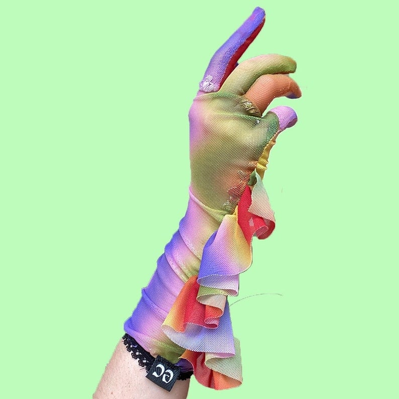 rainbow gloves