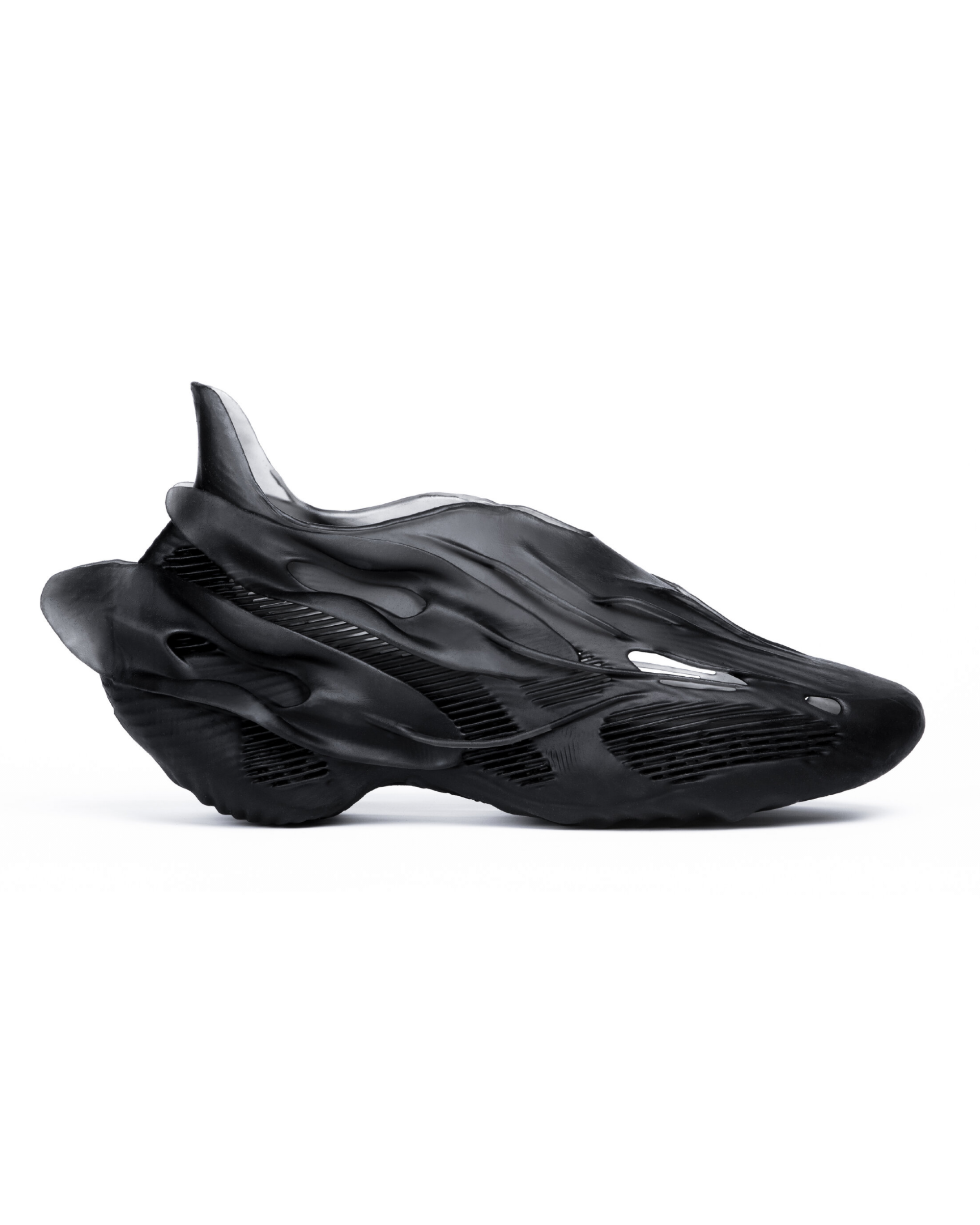 scry black 3:D printed sneaker