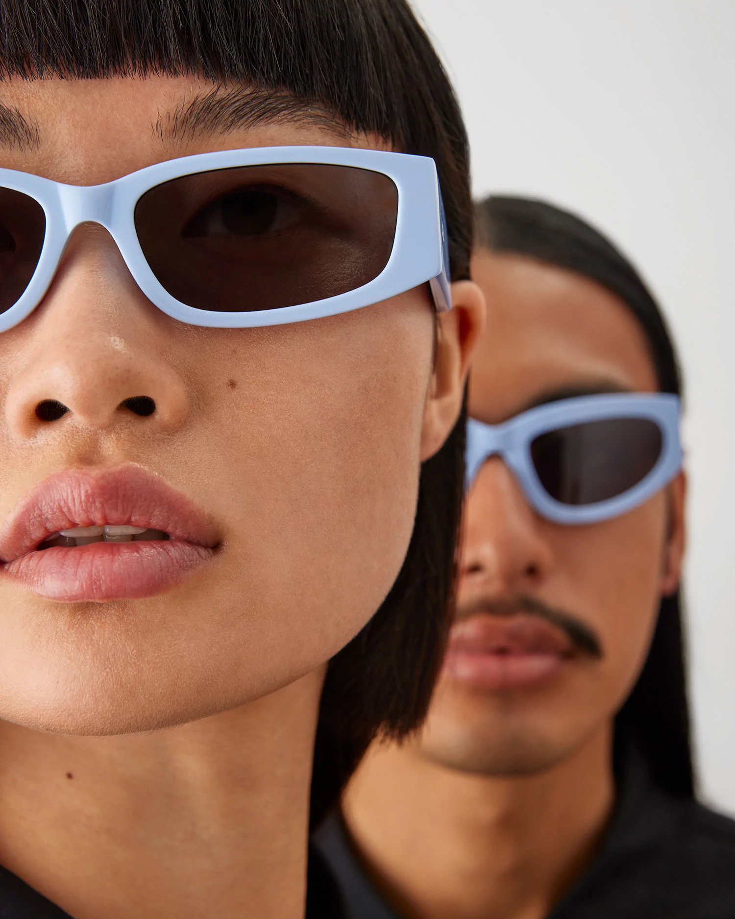 NWT Jenny Bird The Wrap Sunglasses 90s Style in color Matte Putty The Making of JB Sun main image 2