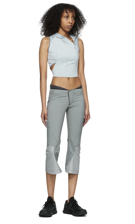 Woman in grey Hyein Seo capris