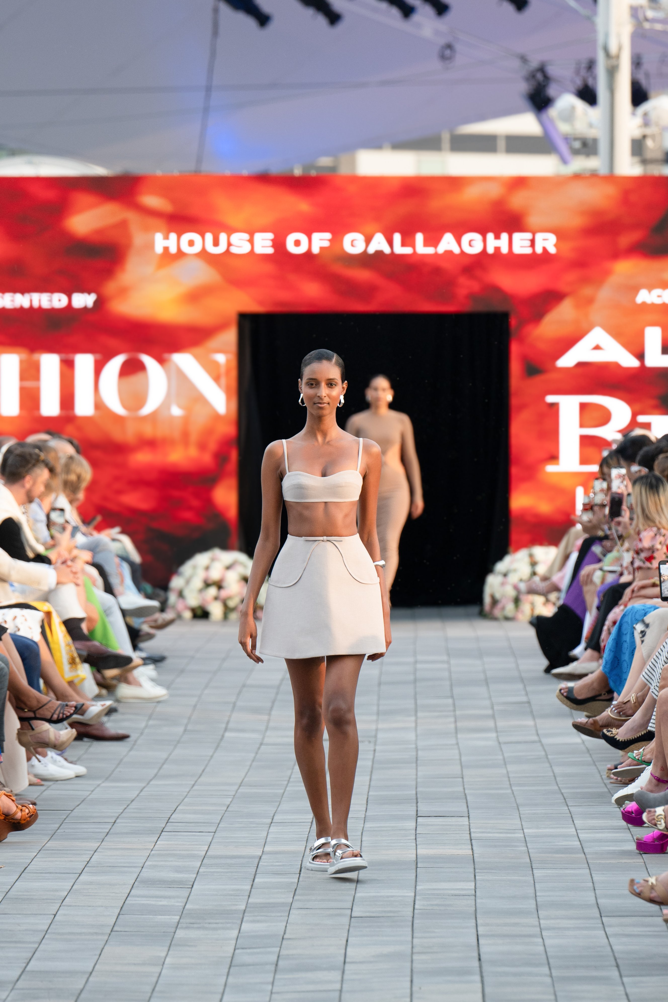 guests and models at friday harbour fashion collective