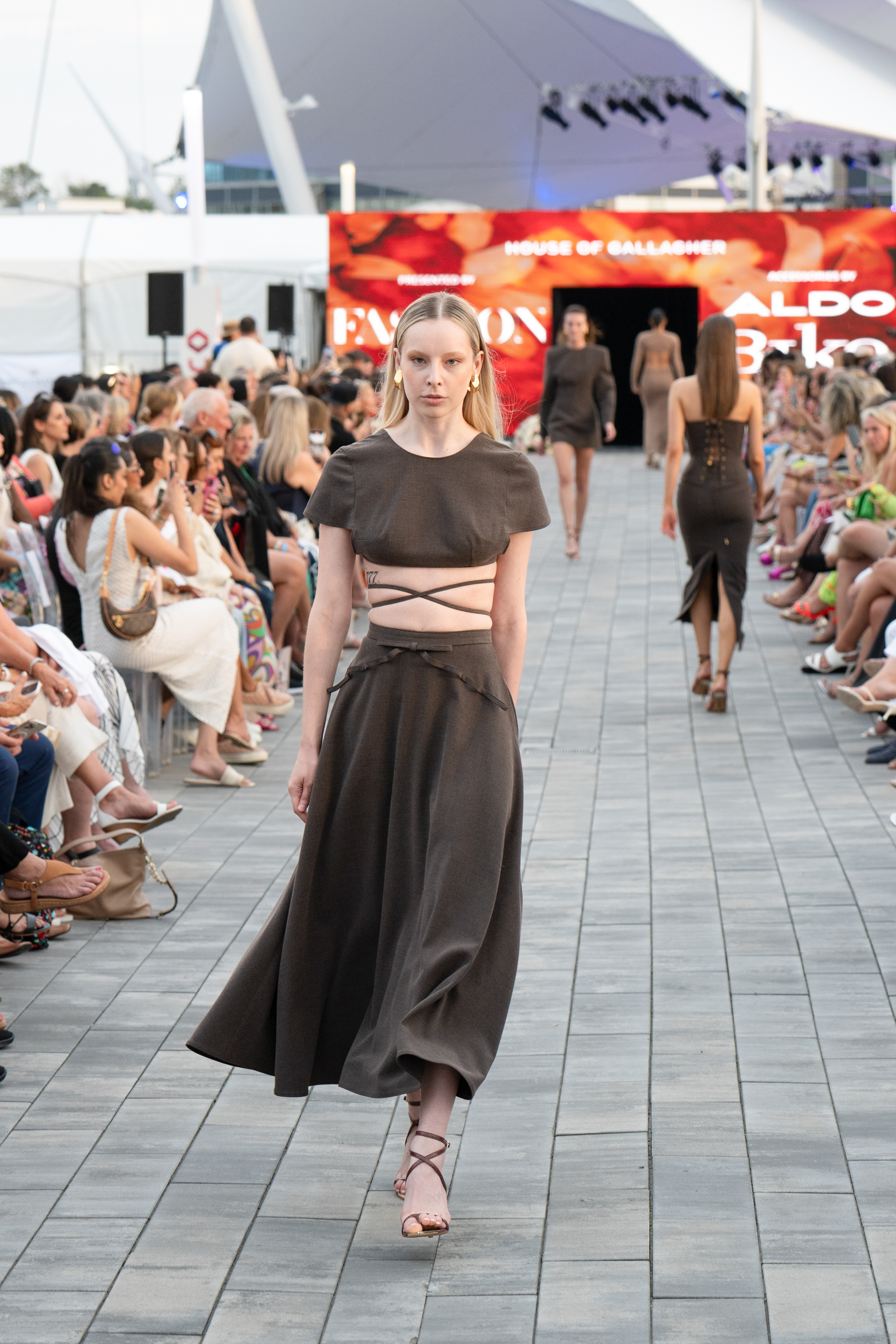 guests and models at friday harbour fashion collective