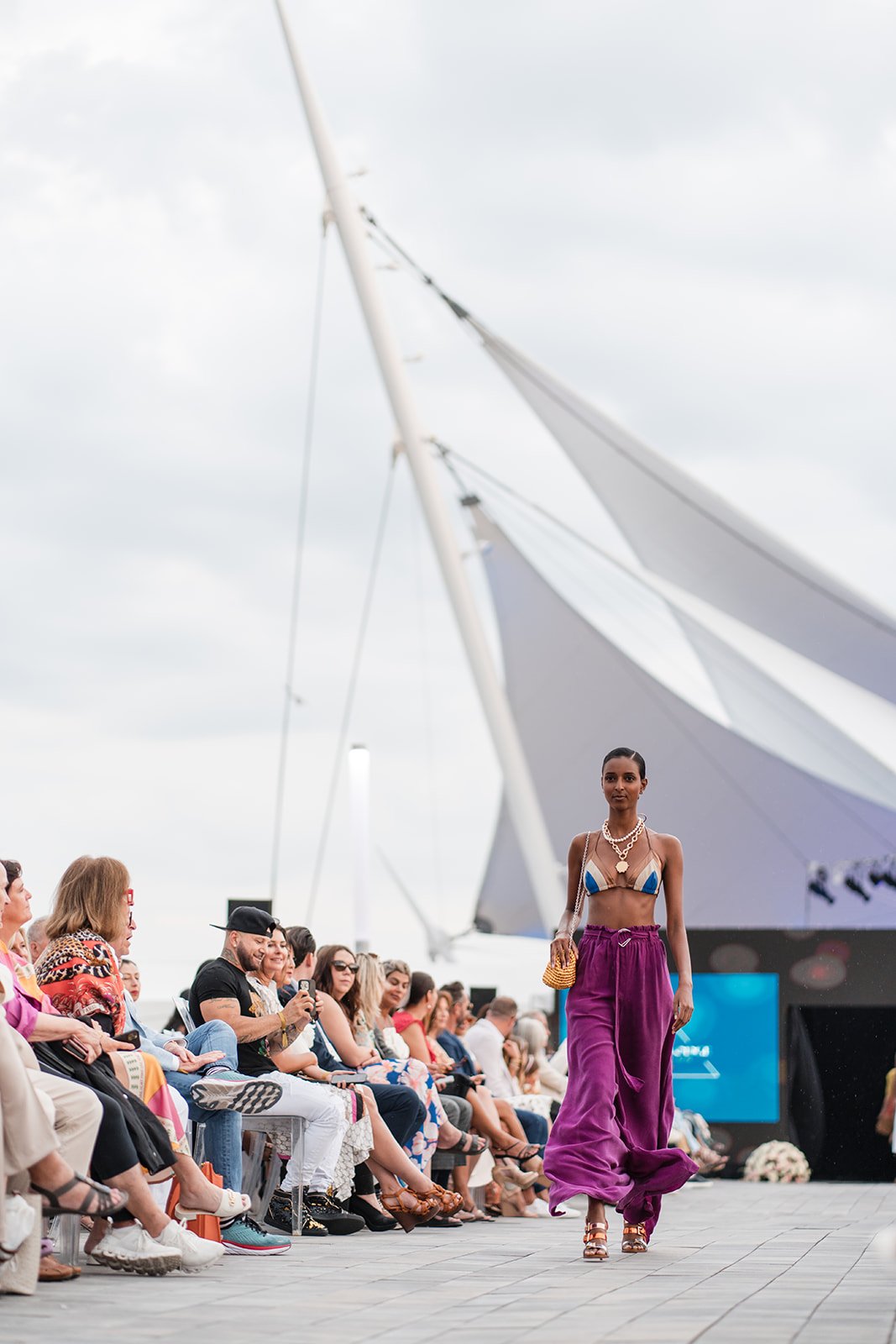 guests and models at friday harbour fashion collective