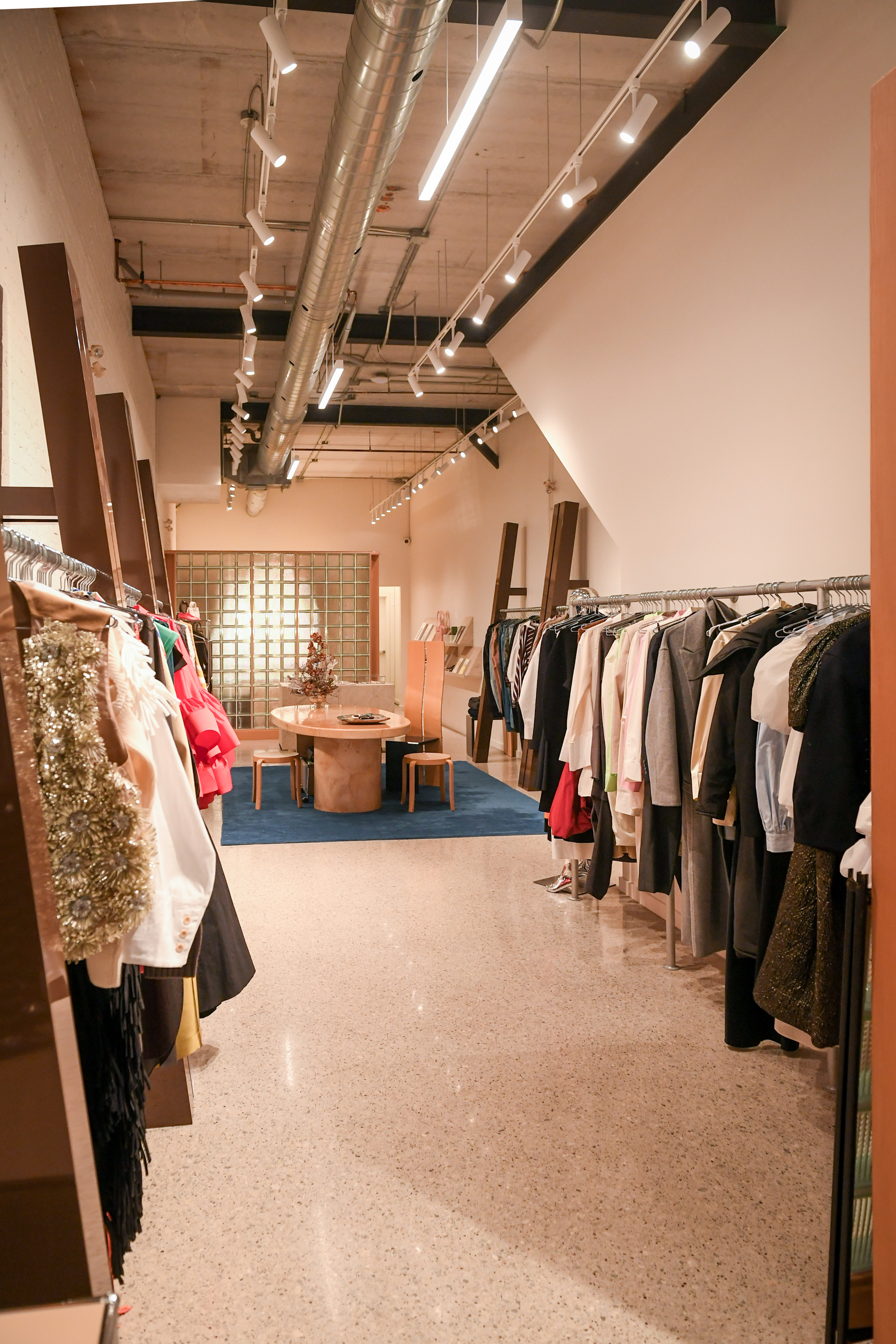 Absolutely fabrics store with pieces from Henry Zankov, Rachel Scott, Christopher John Rogers