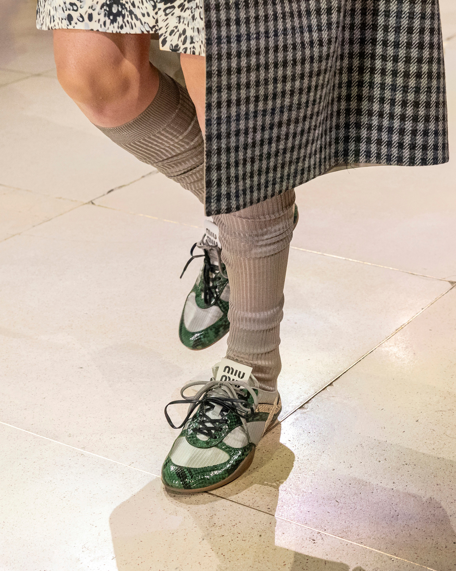 Miu Miu ballet sneaker