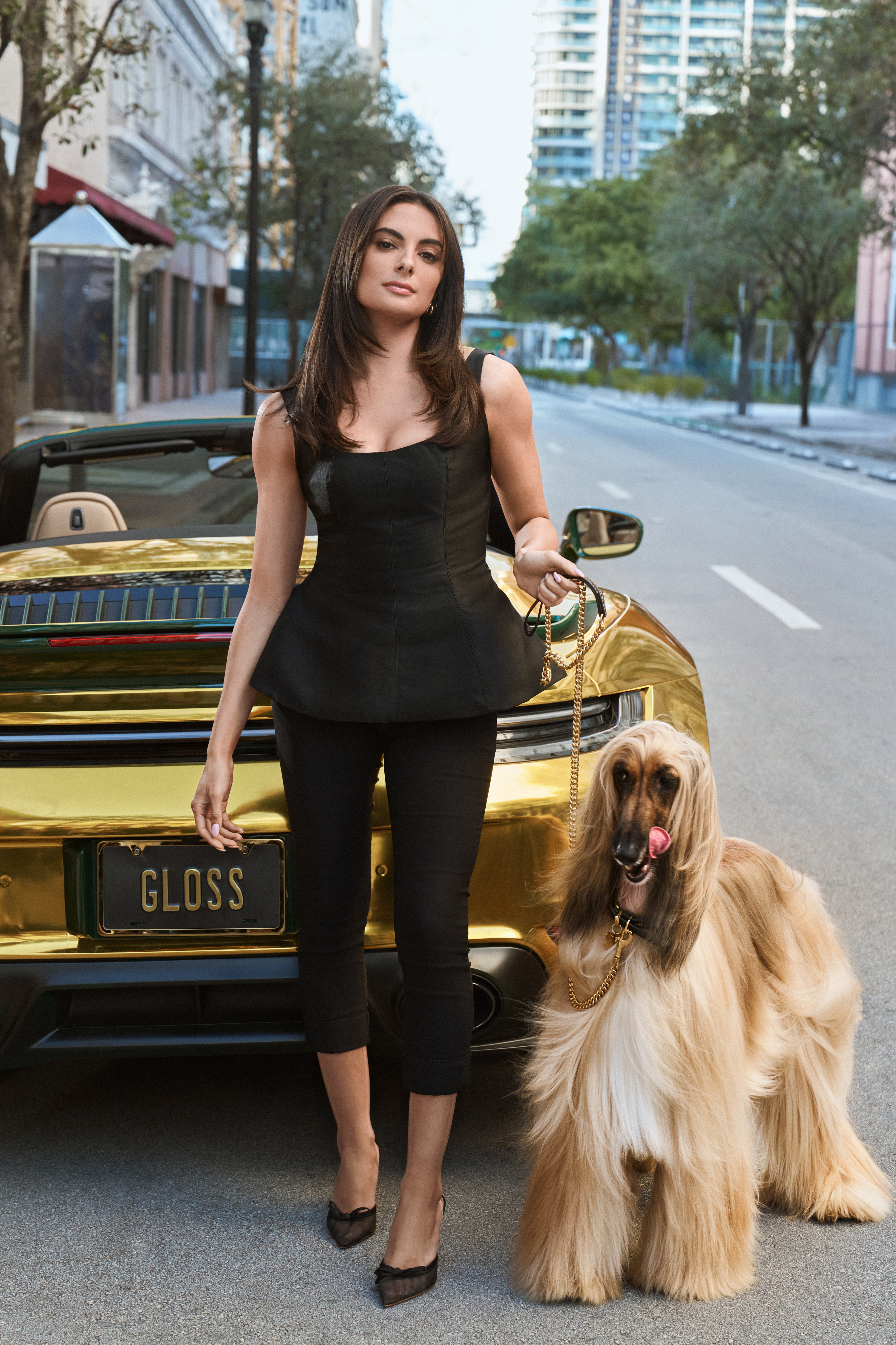 Summer House star Paige DeSorbo on Set with TresEmme