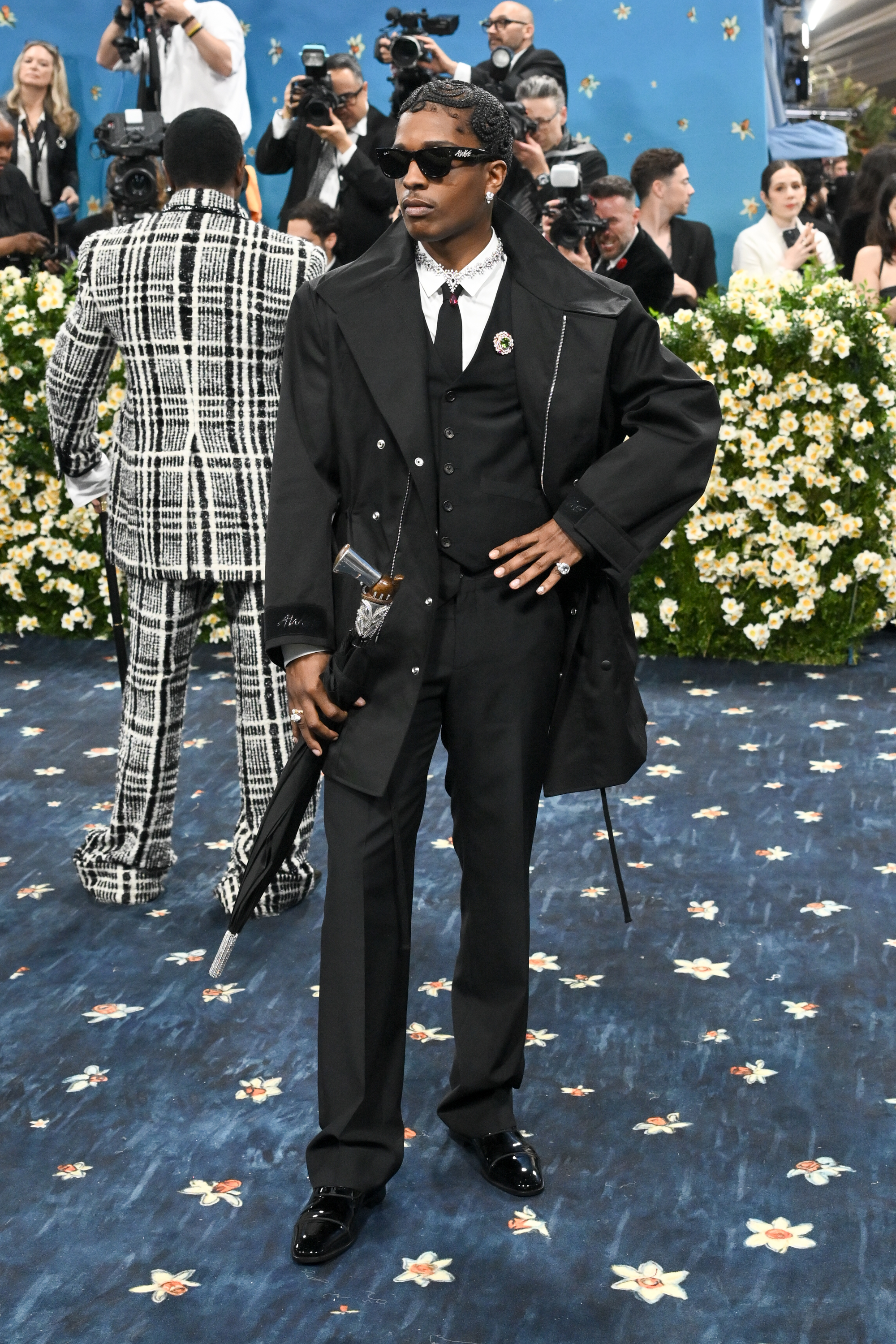 A$AP Rocky at The 2025 Met Gala Celebrating "Superfine: Tailoring Black Style" held at the Metropolitan Museum of Art on May 05, 2025 in New York, New York. (Photo by Michael Buckner/Penske Media via Getty Images)