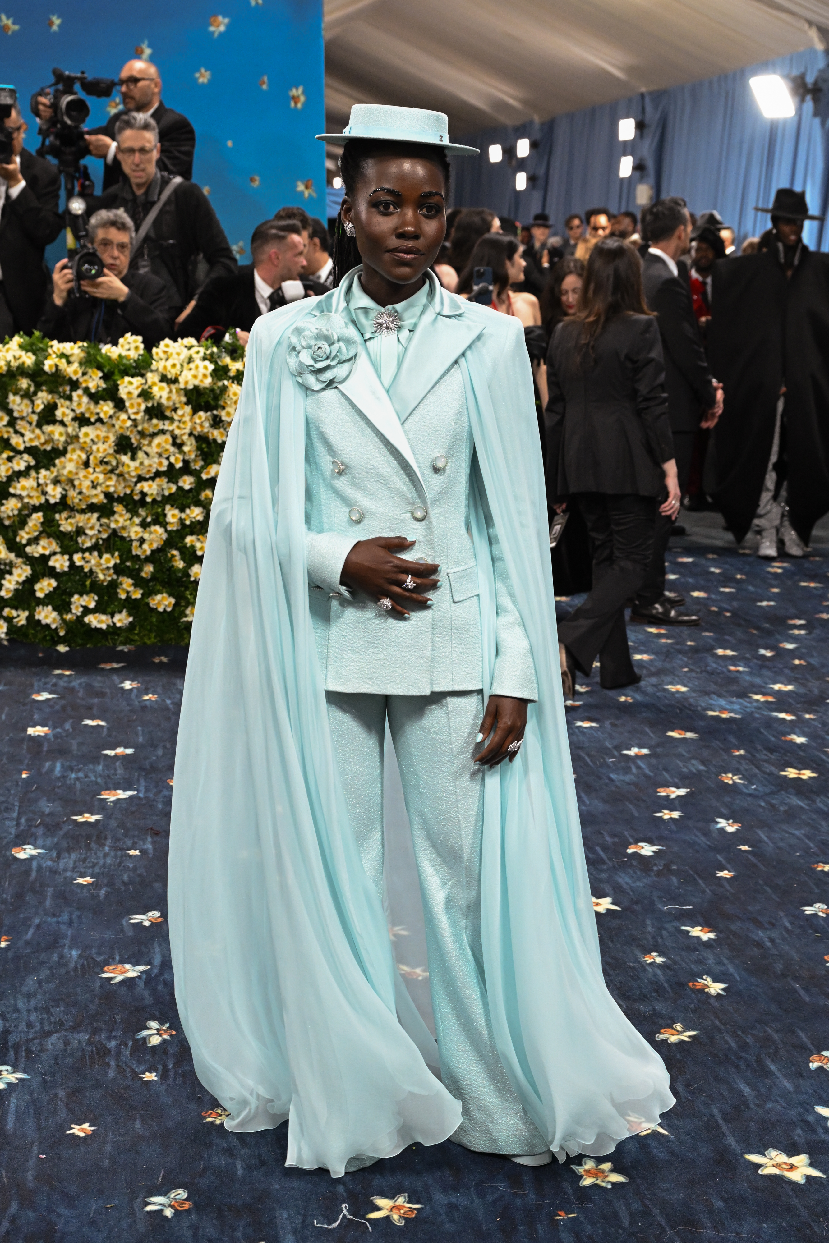 Lupita Nyong'o at The 2025 Met Gala Celebrating "Superfine: Tailoring Black Style" held at the Metropolitan Museum of Art on May 05, 2025 in New York, New York. (Photo by Gilbert Flores/Variety via Getty Images)