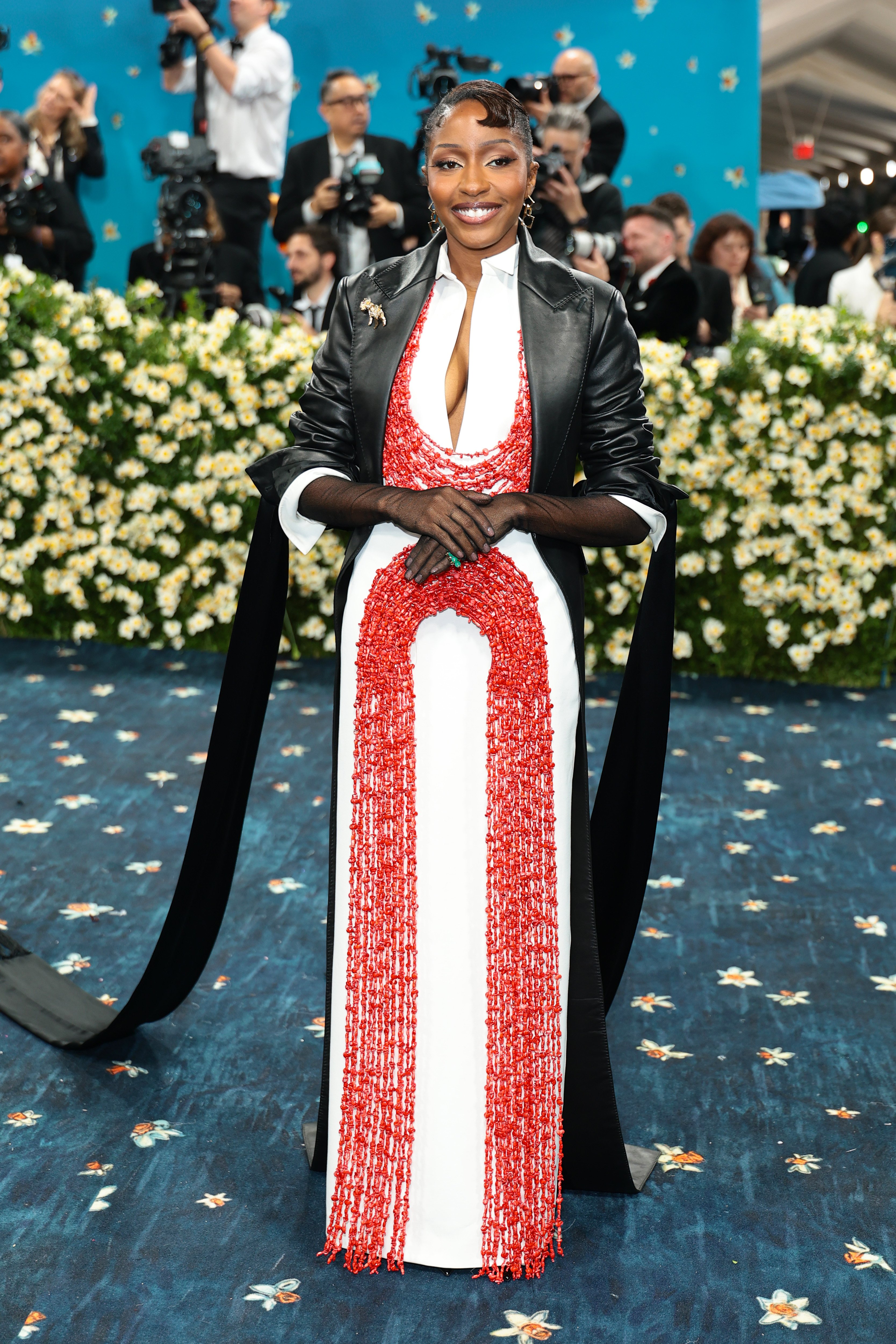 NEW YORK, NEW YORK - MAY 05: Ayo Edebiri attends the 2025 Met Gala Celebrating "Superfine: Tailoring Black Style" at Metropolitan Museum of Art on May 05, 2025 in New York City. (Photo by Dimitrios Kambouris/Getty Images for The Met Museum/Vogue)