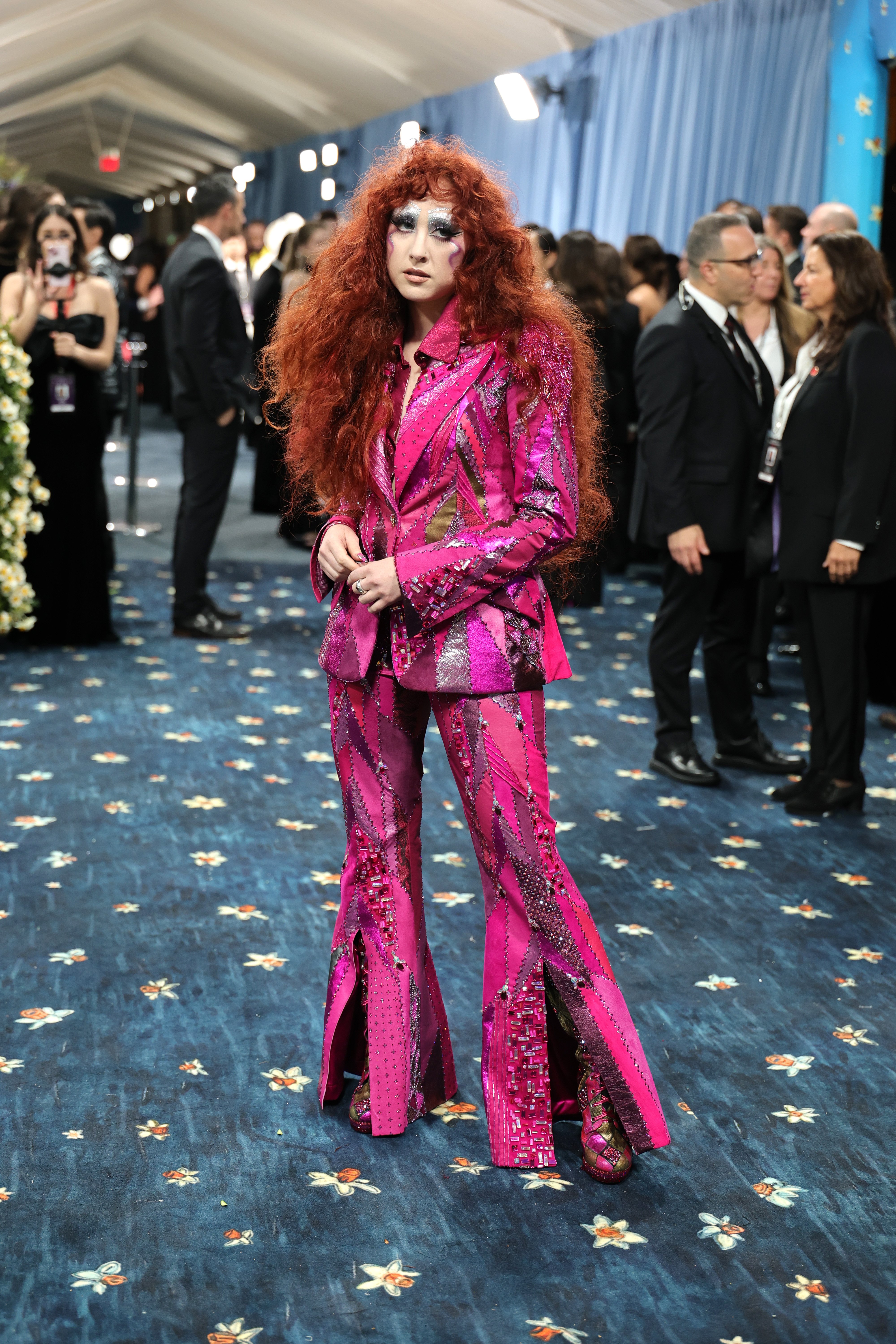 NEW YORK, NEW YORK - MAY 05: Chappell Roan attends the 2025 Met Gala Celebrating "Superfine: Tailoring Black Style" at Metropolitan Museum of Art on May 05, 2025 in New York City. (Photo by Dia Dipasupil/Getty Images)