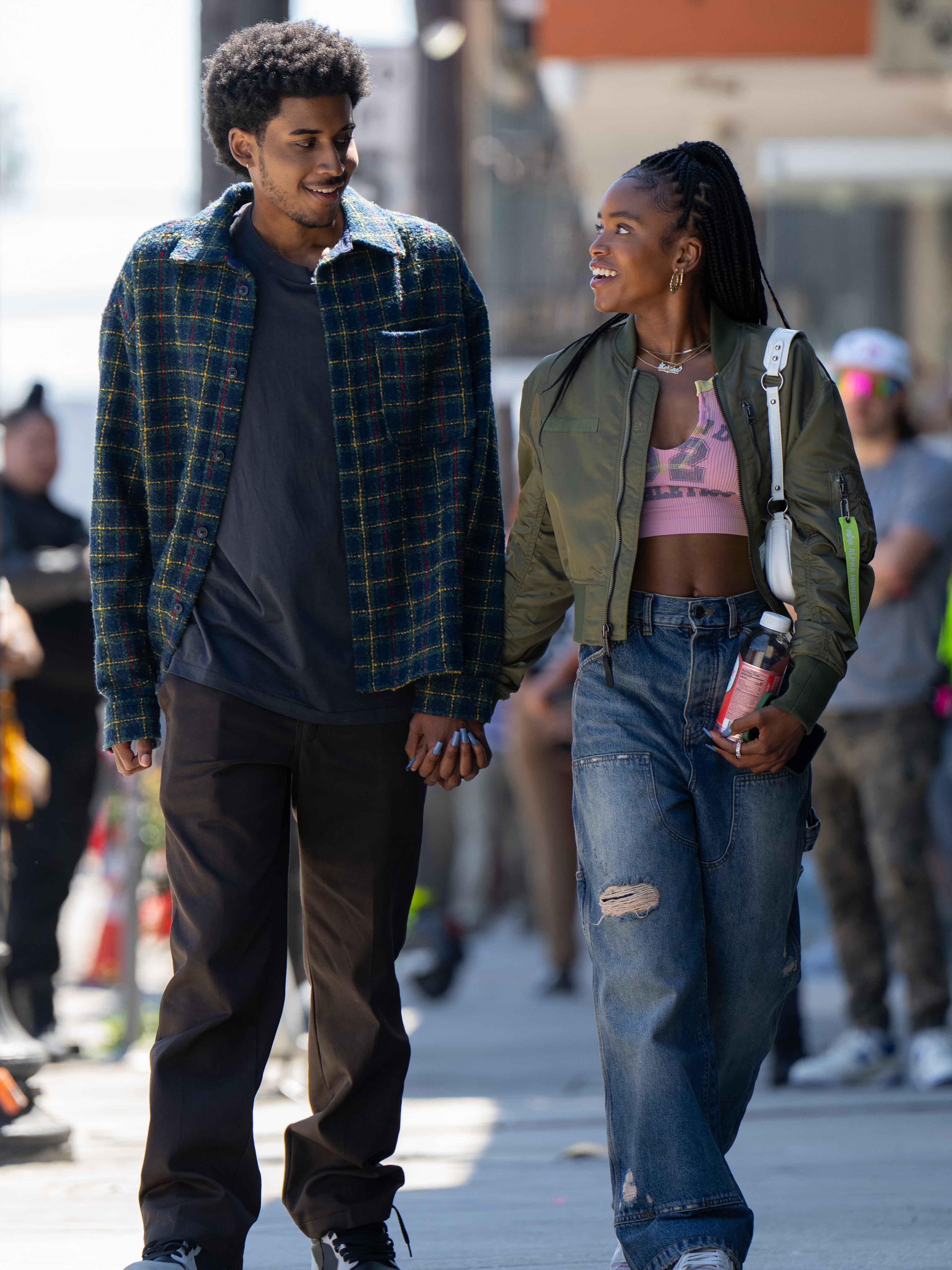 Forever Netflix styling: Lovie Simone and Michael Cooper Jr.