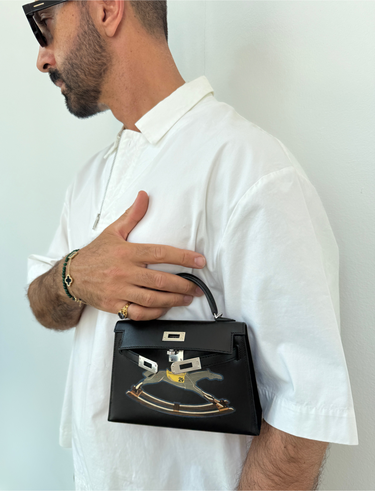 Mini kelly bag from Hermes