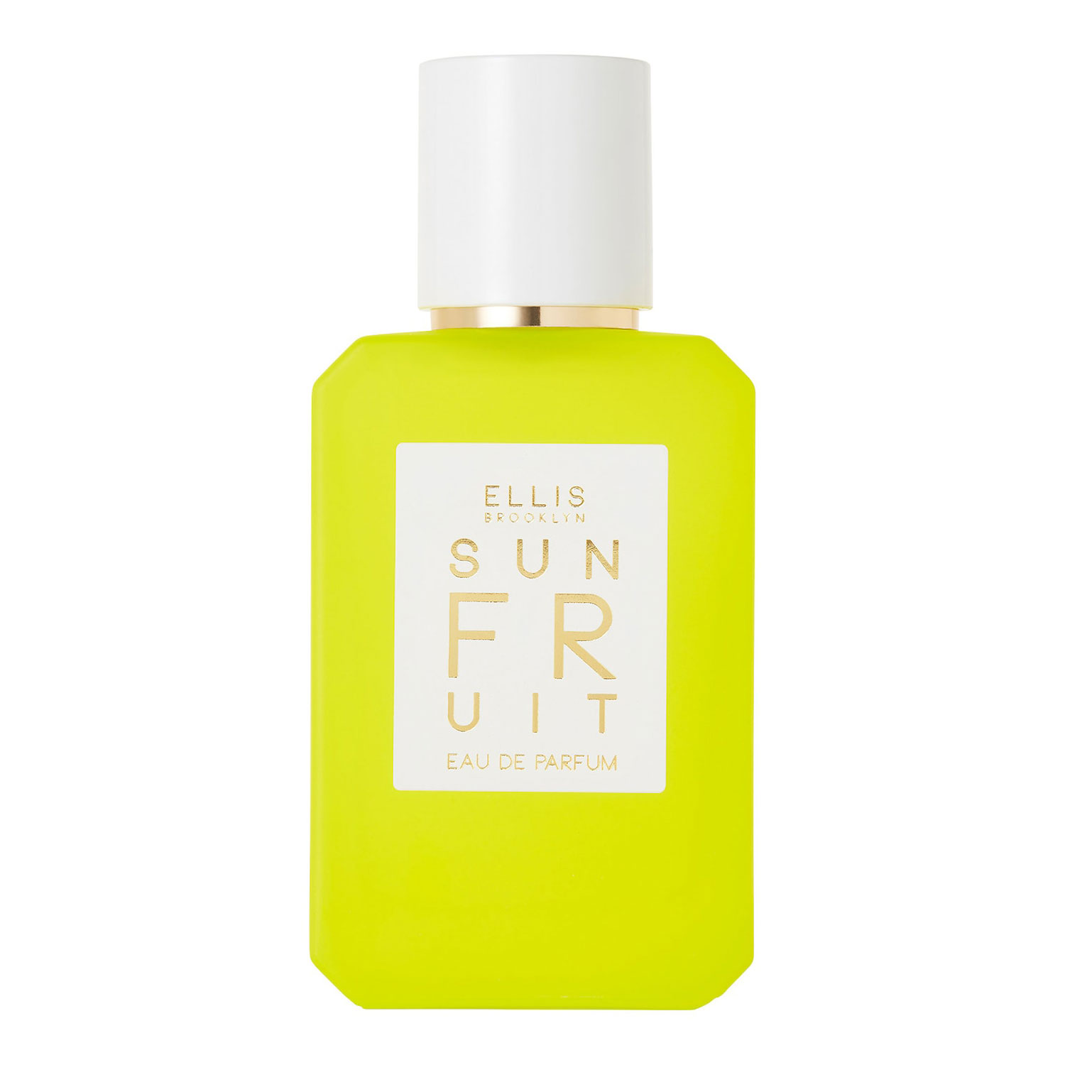best solar fragrances: a bottle of Ellis Brooklyn Sun Fruit Eau de Parfum