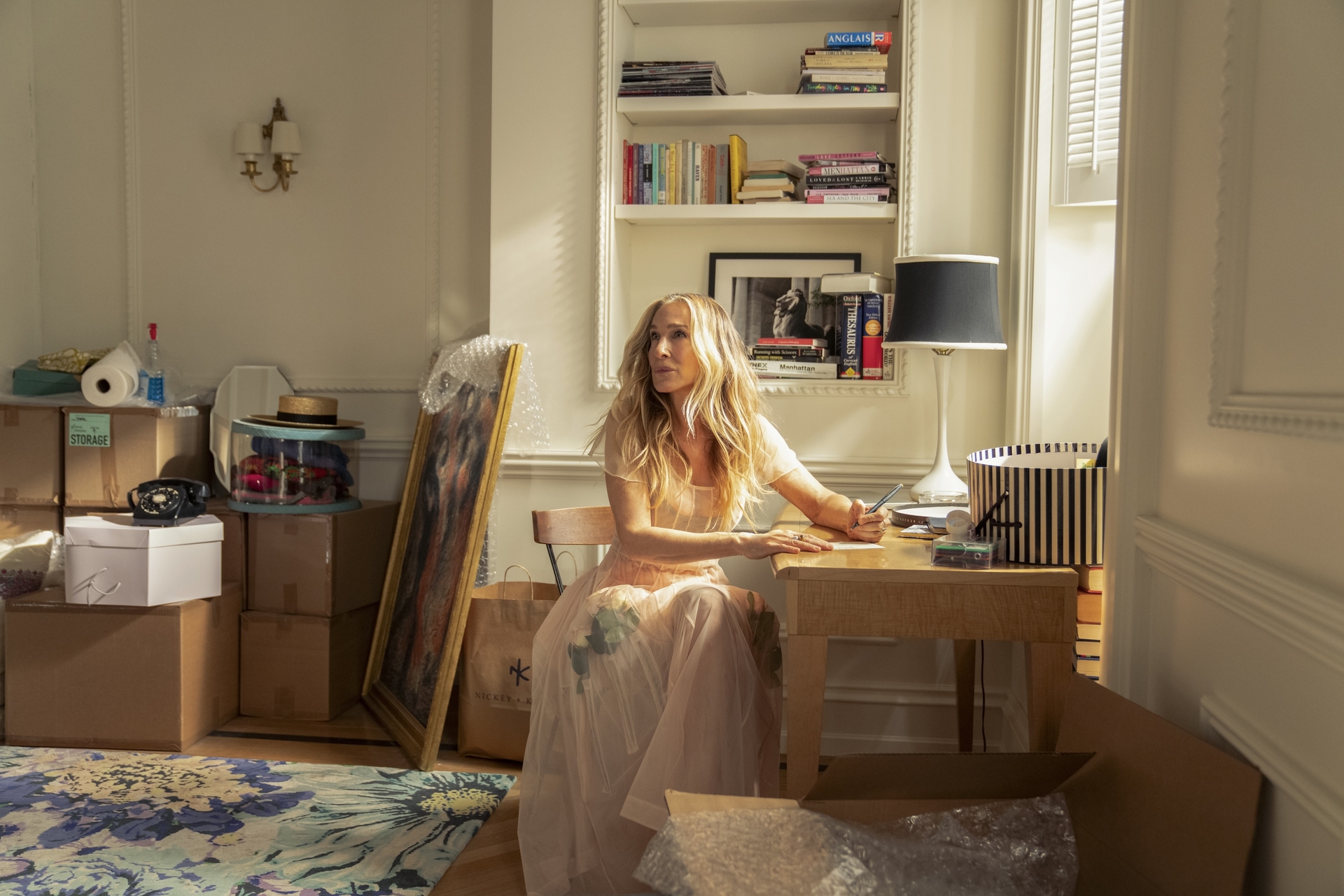 sarah jessica parker as Carrie Bradshaw in and just like that season 3, carrie bradshaw costume