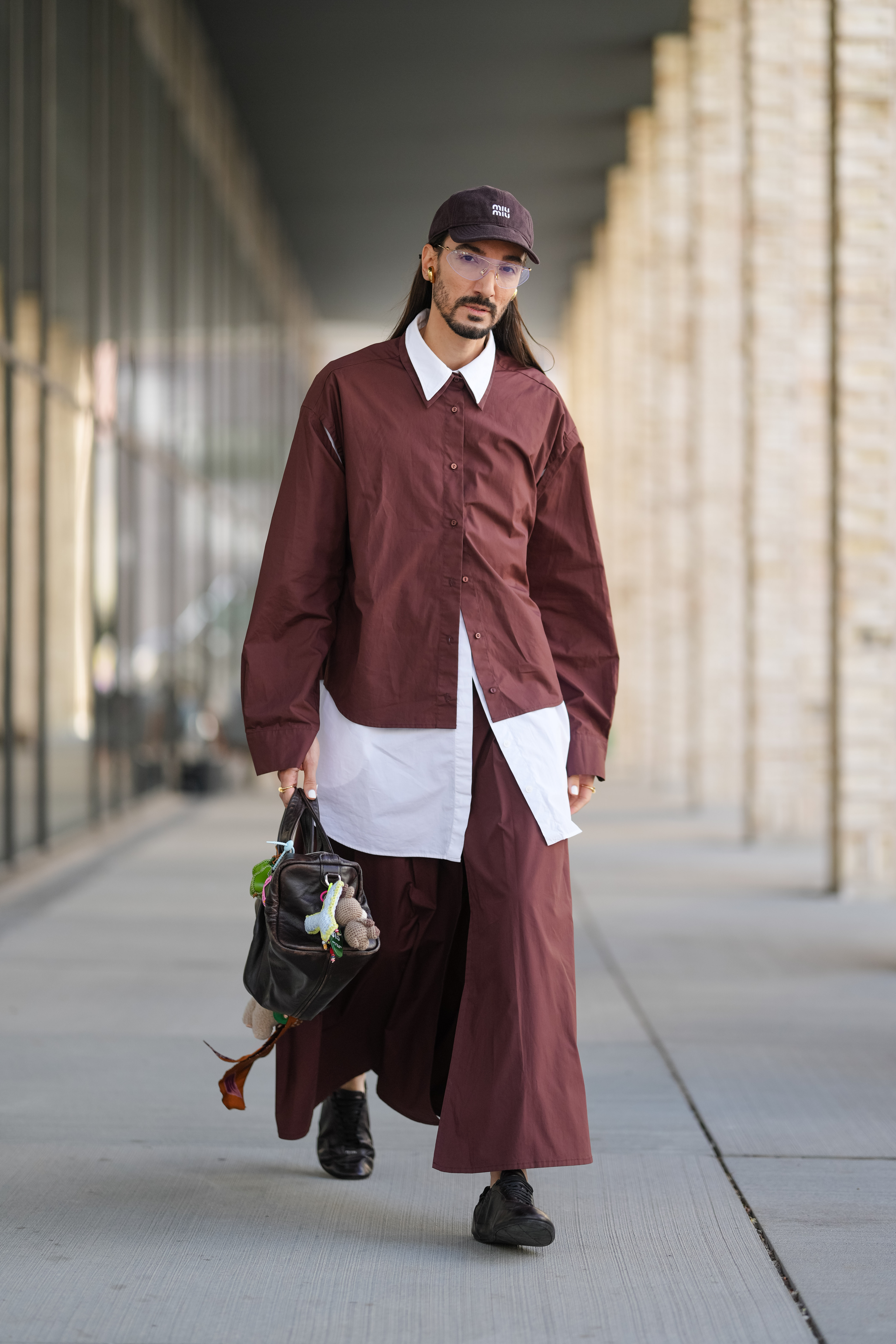 Man wearing UPF clothing in Copenhagen