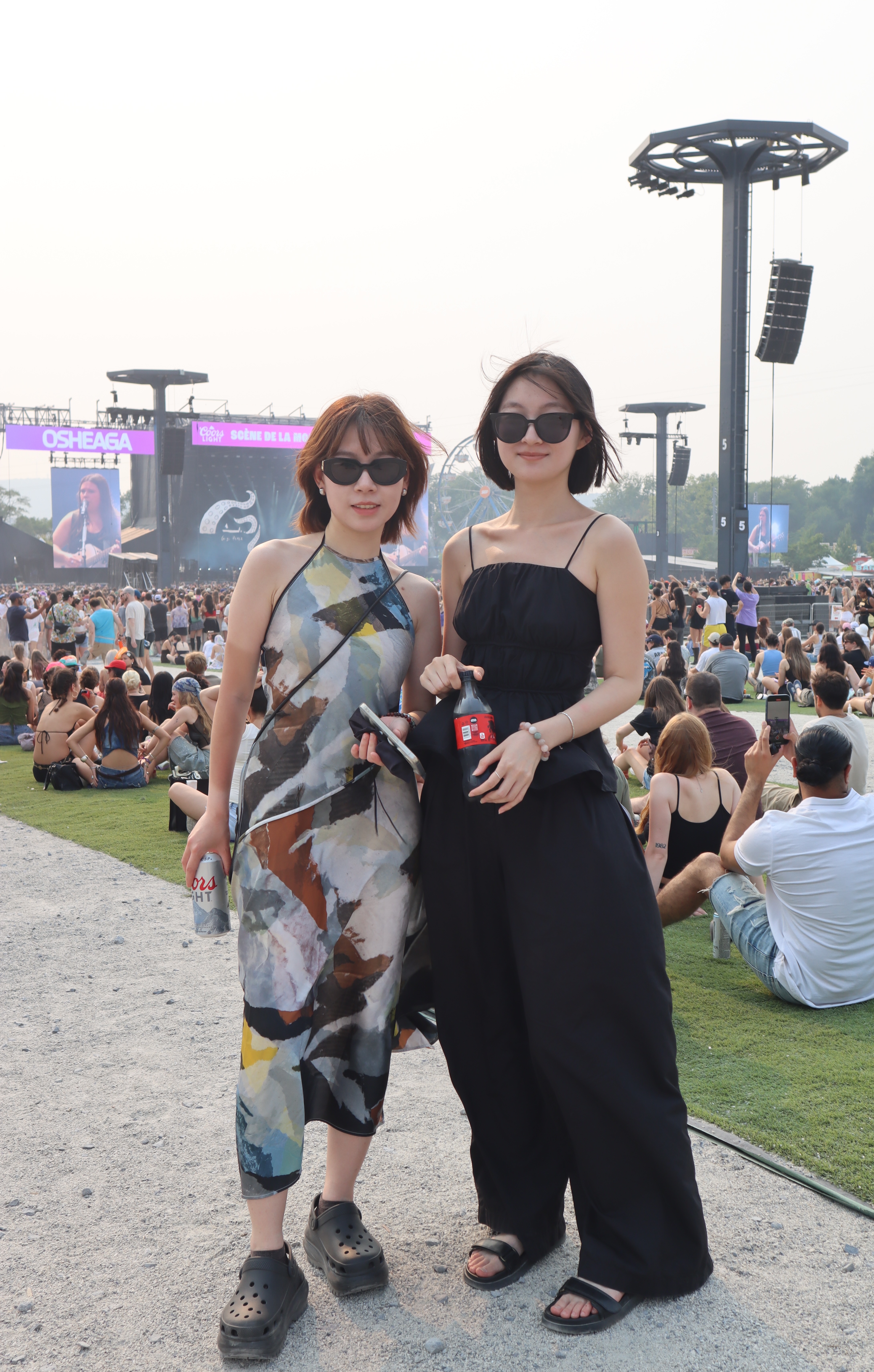 womens summer outfits: dark mode osheaga 2025
