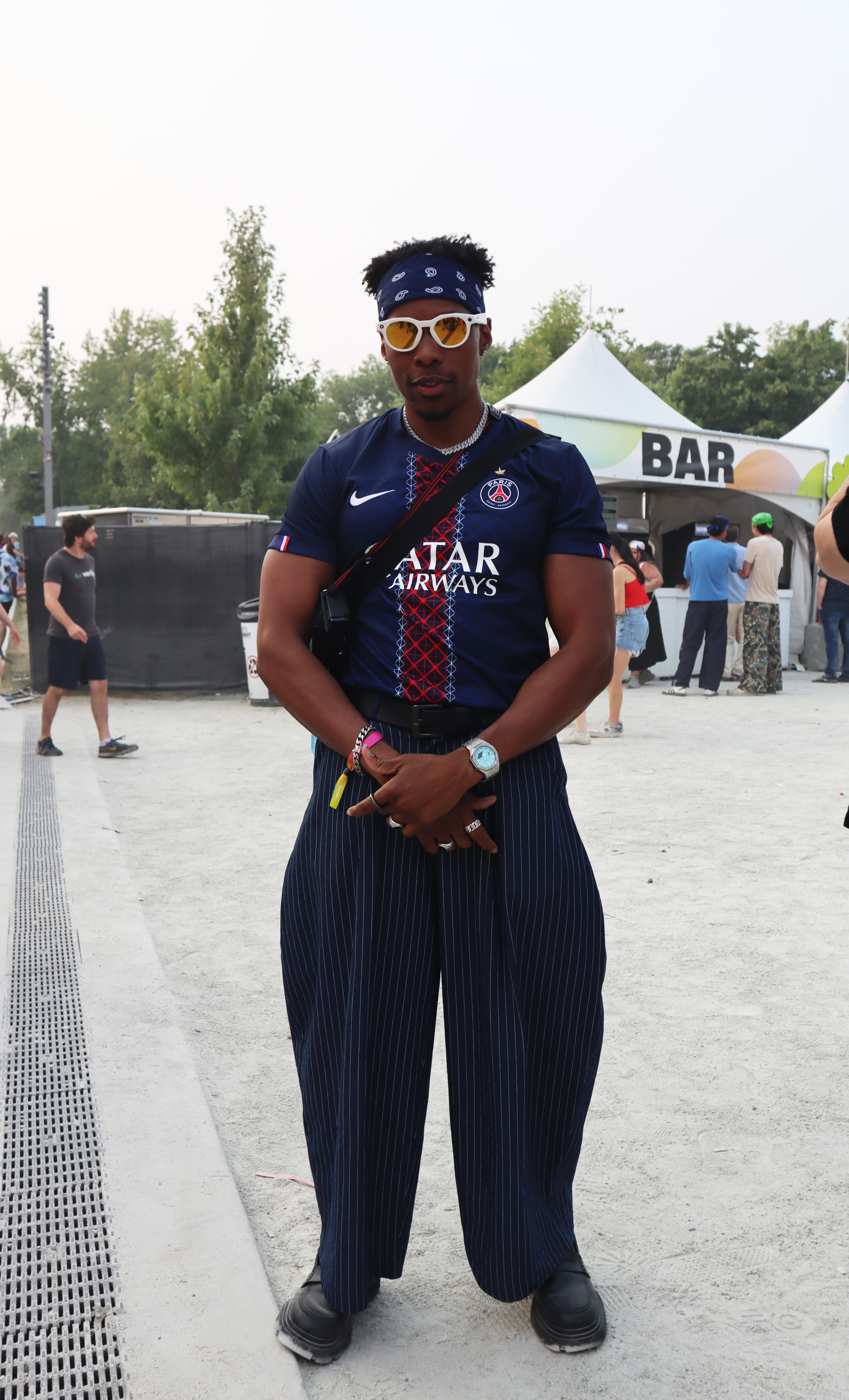 male summer fashion: wide leg pants osheaga 2025