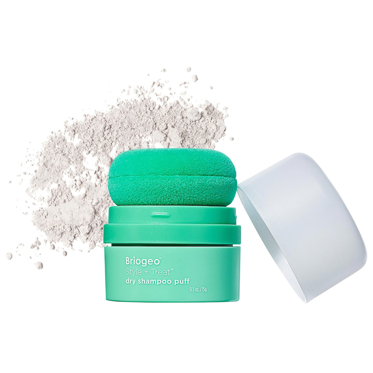 Briogeo Style + Treat Dry Shampoo Puff - Best beauty products for summer travel
